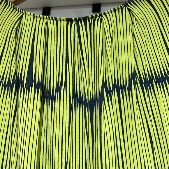 Marimekko Monena Chartreuse/ Navy Dress by Reeta Ek - Picture 6 of 7